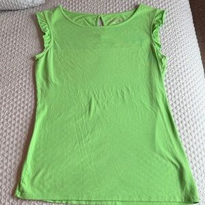 Lilly Pulitzer Lime Green Short Sleeve Top